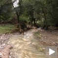 Косјерић, набујали потоци однели путеве