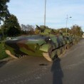 Уочи параде, тенкови на Ушћу