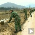 Војска подиже насип на Бјелици
