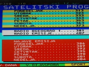 Телетекст РТС на Сателиту: брзо, тачно, јасно