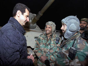 Башар ел Асад обишао војнике