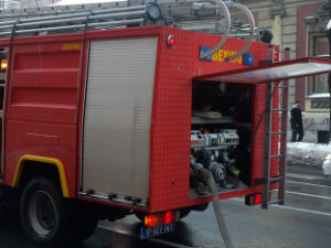 Ћуприја, пожар у стамбеној згради