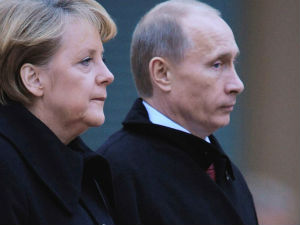 Путин и Меркелова o кризи у Украјини