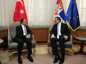 Вучић са амбасадором Турскe