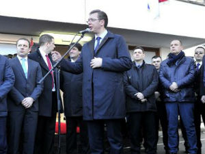 Приштинска штампа о Вучићевој посети