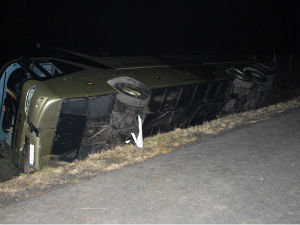 Бугарски аутобус слетео с пута