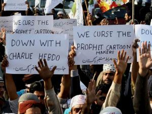 Пакистан, протести због карикатура "Шарли ебдоа"