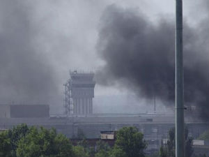 Доњецк, наставак борбе за аеродром