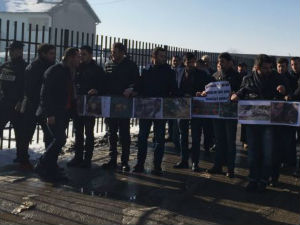 Ораховац, протест против  Јаблановића 