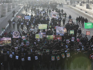 Митинг одбране исламских вредности у Грозном