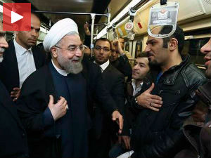  Ирански председник у метроу