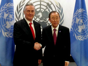 Лагумџија са Бан Кимуном о приликама у БиХ