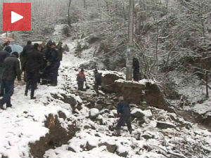 Југ Србије, велика штета од поплава и клизишта