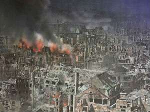 Панорамски приказ дрезденског пакла