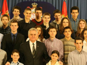 Најбољи ученици код председника Републике