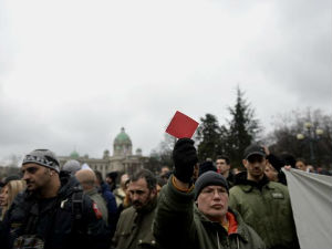 Протест против "Бус плуса"