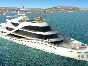 Мегајахта за богаташице