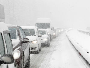 Снежна мећава у Словенији