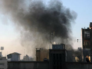 Ваздушни удари на Дамаск, 57 мртвих