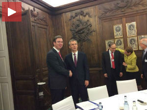 Вучић са Столтенбергом и Алијевом у Минхену