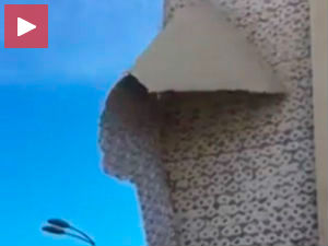 Бура у Сплиту рушила и фасаде зграда!