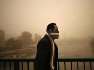 Пешчана олуја на Блиском истоку