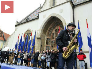 Уочи инаугурације хрватске председнице
