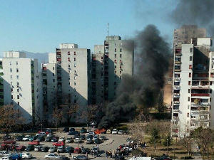 Експлозија аутомобила у Подгорици