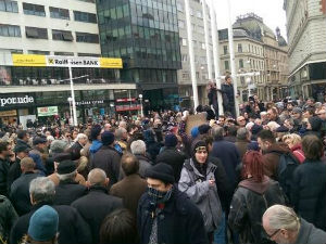 Загреб, сукоби током марша против ултрадесничара