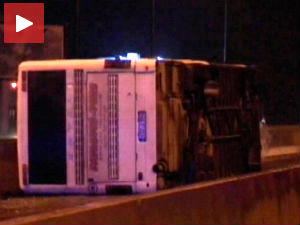 Преврнуо се аутобус код Бањалуке, деветоро повређених