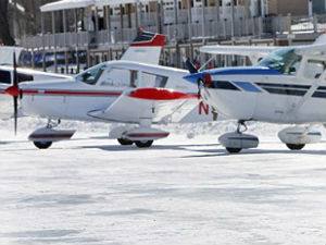 Залеђено језеро као писта!