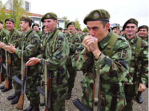 Примљена нова генерација војника добровољаца