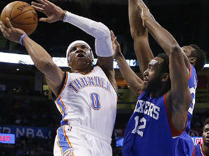 Оклахома боља од Филаделфије, Вестбрук као Џордан