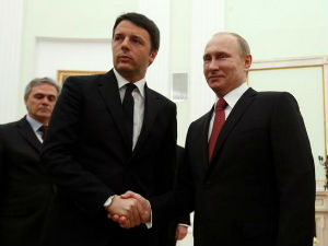 Путин и Ренци за поштовање споразума из Минска