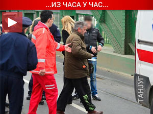 Мушкарац одустао од скока са Железничког моста