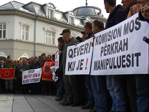 Протест ветерана бивше ОВК