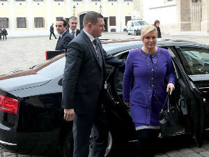 Хрватска, први састанак председнице и премијера