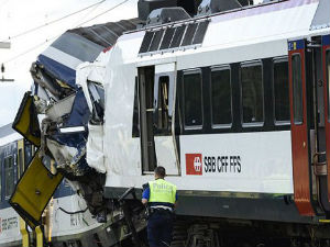 Судар возова у Швајцарској 