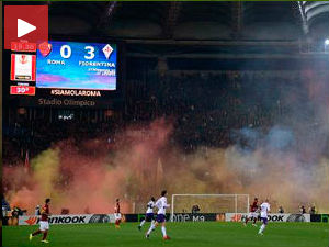 Интер елиминисан, Фjорентина покорила Рим