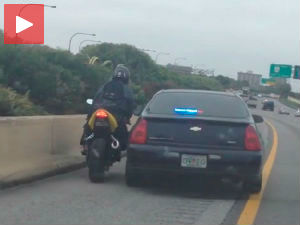 Полицајац ударио мотоциклисту, а онда покушао да побегне