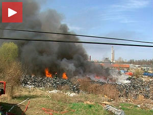 Угашен пожар на депонији у Крагујевцу