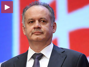 Словачки председник као рок звезда