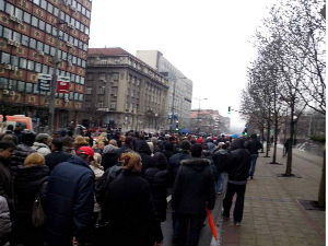 Протест грађана због кредита у "швајцарцима"