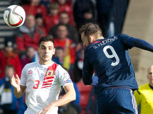 Шкотска убедљива, историјски гол Гибралтара