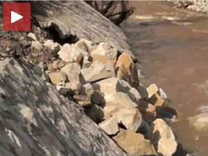 Бедем на Рибници попустио после прве јаче кише