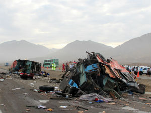 Перу, 21 жртва аутобуске несреће