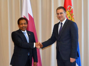 Стефановић са амбасадором Катара 