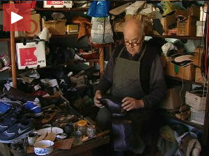 Чувар обућарског заната у Косјерићу