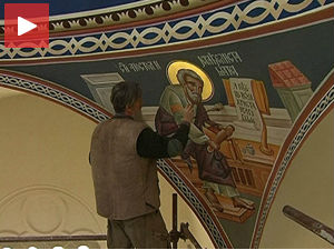 Осликавање највећег Саборног храма у Крушевцу