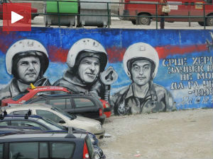 Мурал као знак захвалности пилотима-херојима